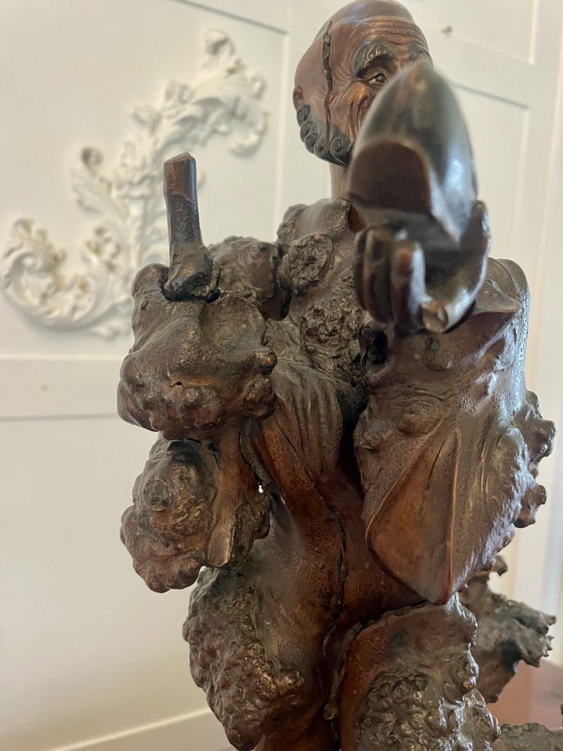 Antique 19th Century Chinese Root Carving - Image 6